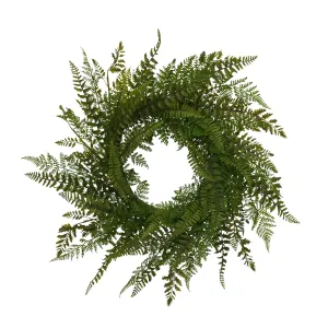26 in. Fern Wreath