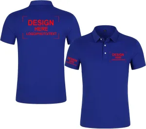 Custom Polo Shirts - Design Your Own Logo, Text, Or Name - Personalized for Men, Women & Kids, Ideal for Golf, Events & Work