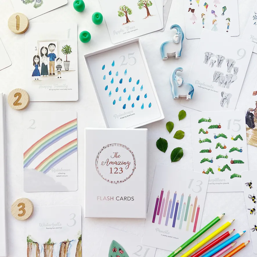 Flash Cards - The Amazing 123