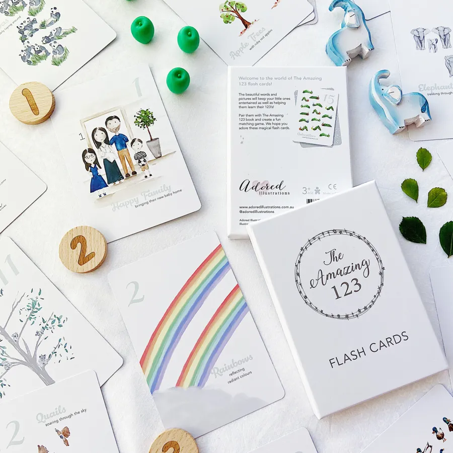 Flash Cards - The Amazing 123