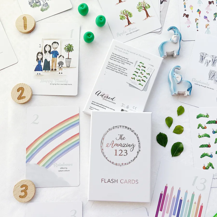 Flash Cards - The Amazing 123