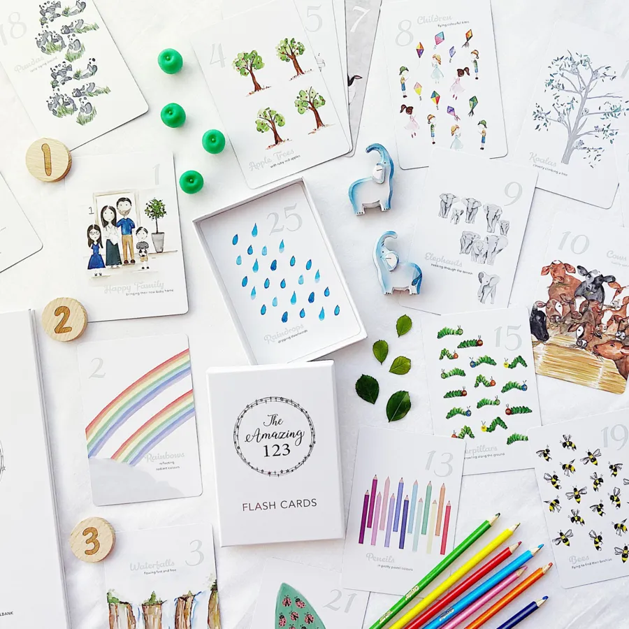 Flash Cards - The Amazing 123