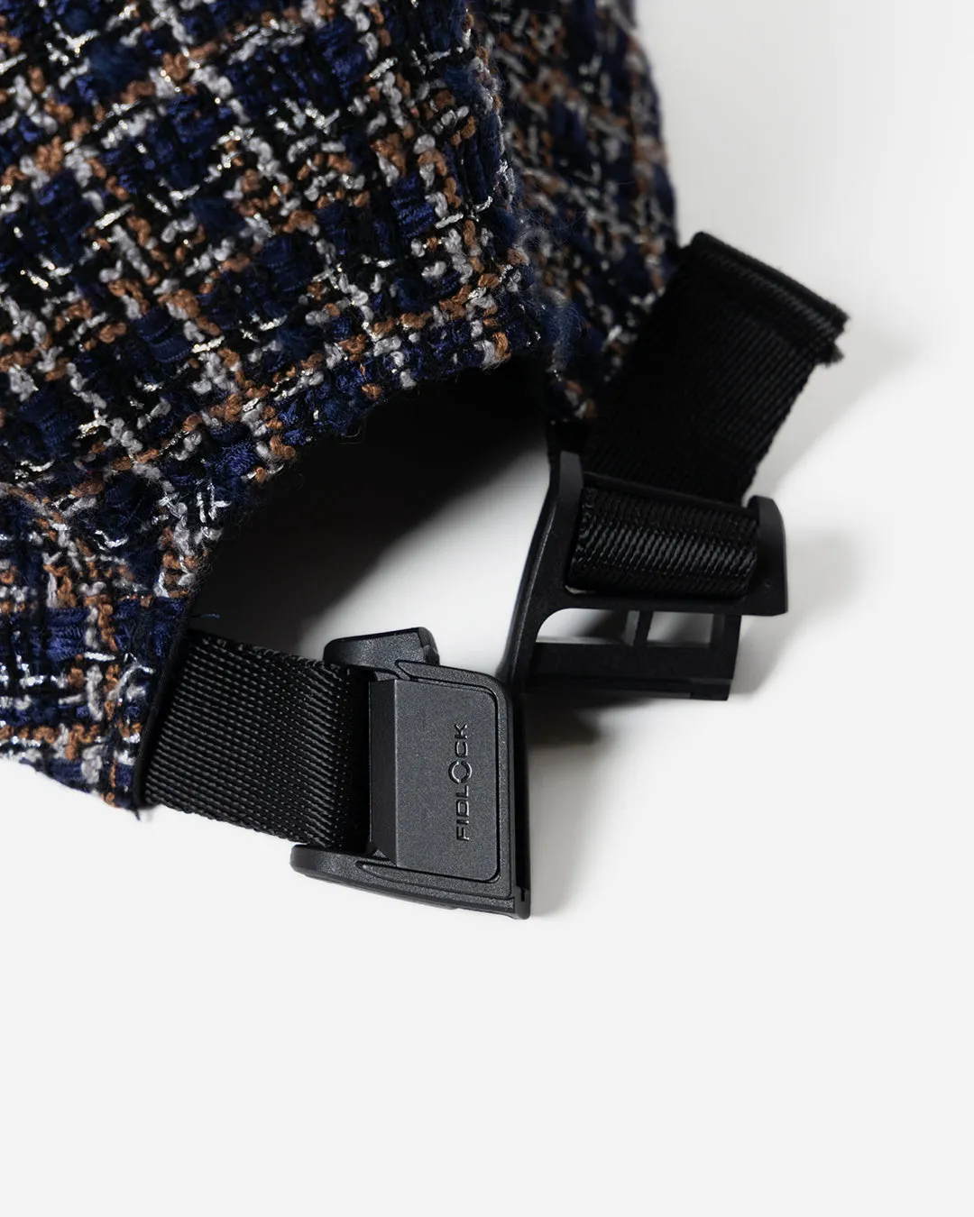 GLITTERY TWEED JET CAP .07【BLUE】