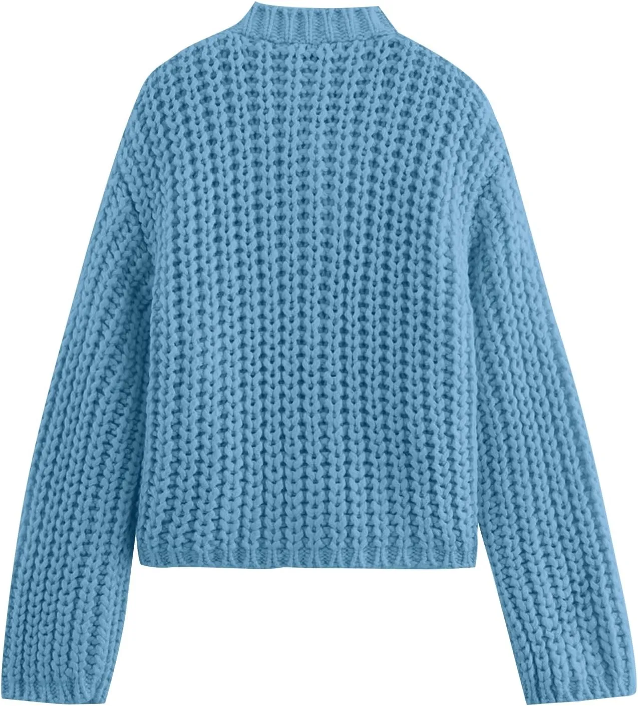 PEHMEA Women's Knit Cardigan Sweaters, Chunky Open Front Button Up Short Sweater Coats for Women Trendy