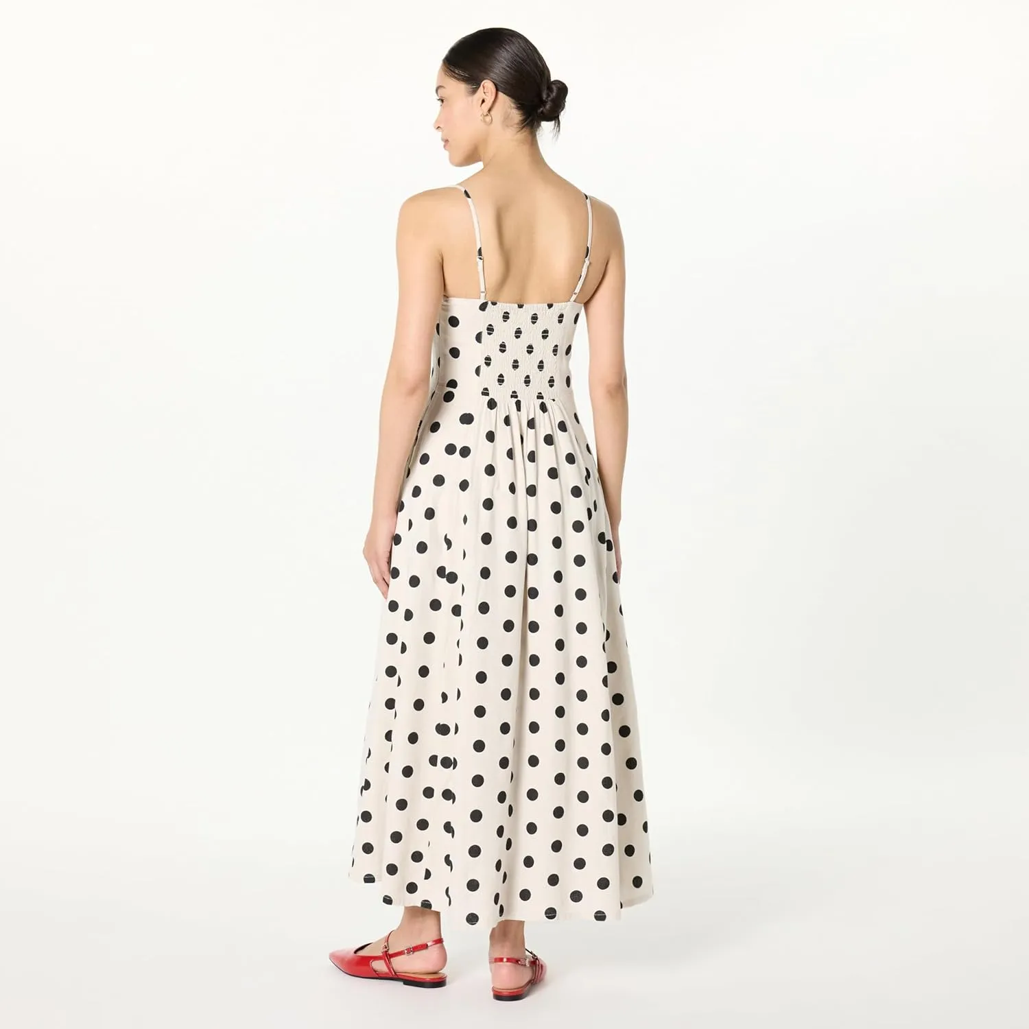 The Drop Women's Luna Scoop Neck Linen Maxi Dress
