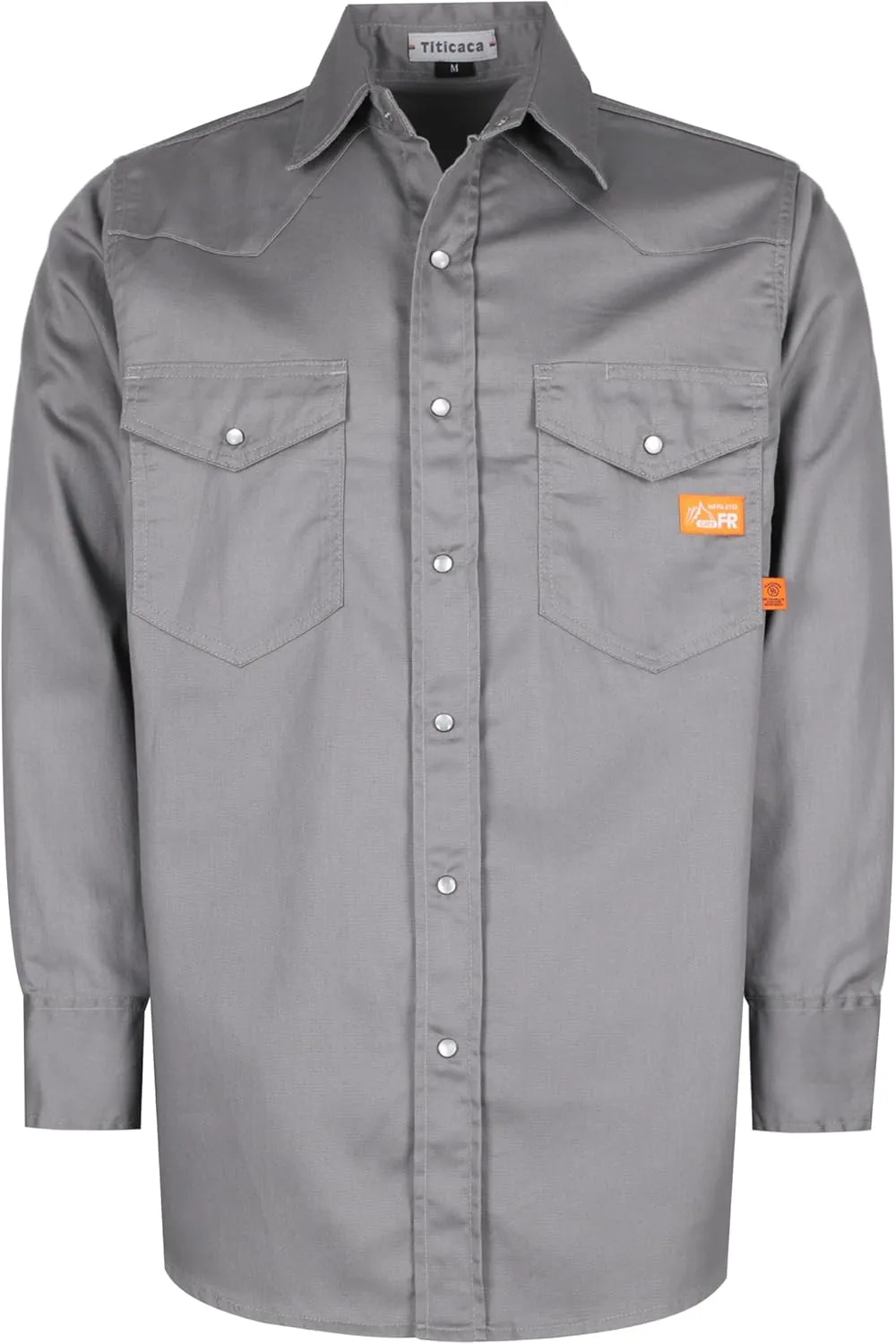 Titicaca FR Shirts Flame Resistant Men's Cotton 6.5oz Lightweight Uniform Welding Shirt