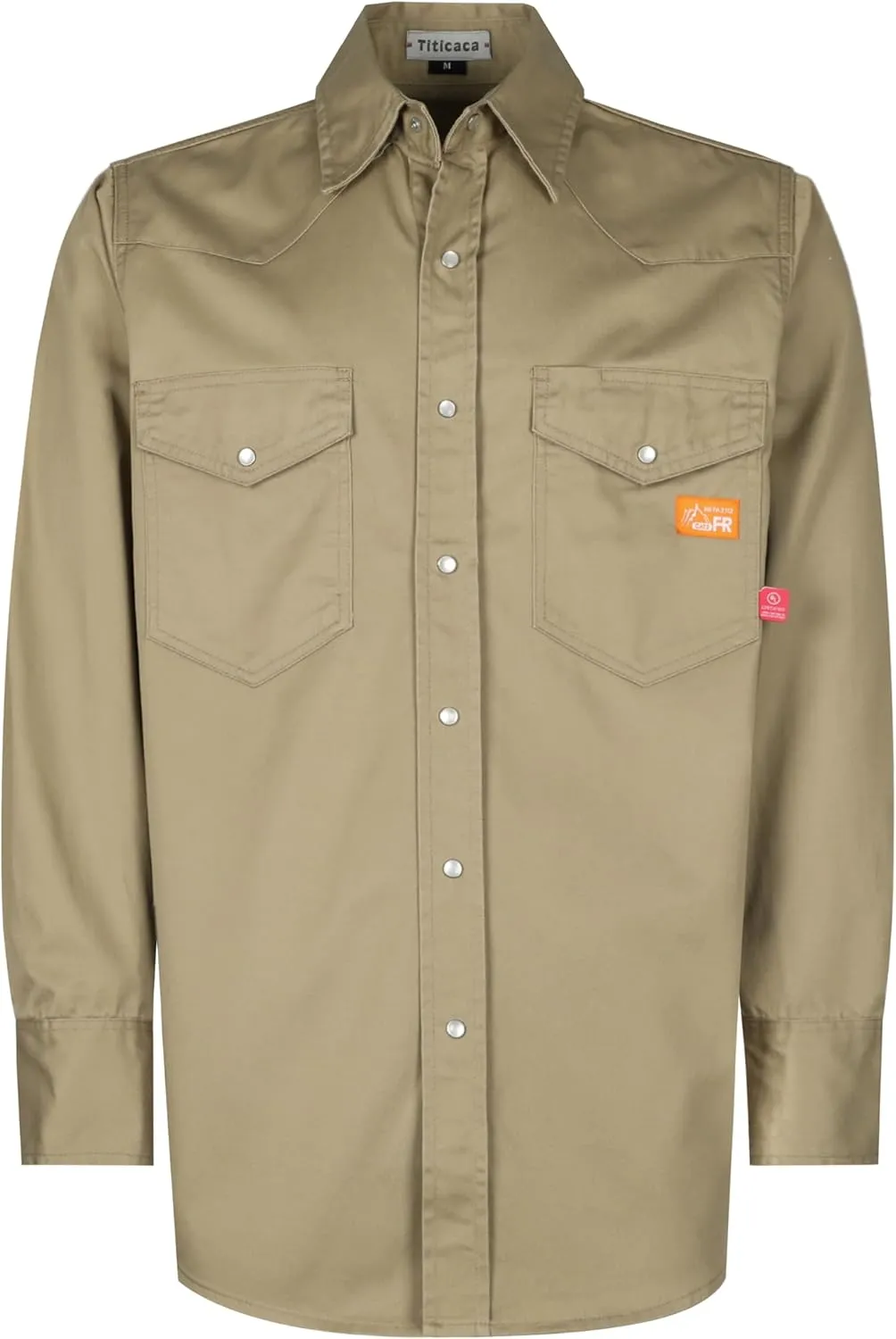 Titicaca FR Shirts Flame Resistant Men's Cotton 6.5oz Lightweight Uniform Welding Shirt