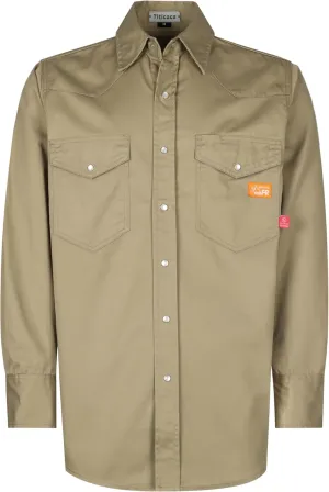 Titicaca FR Shirts Flame Resistant Men's Cotton 6.5oz Lightweight Uniform Welding Shirt