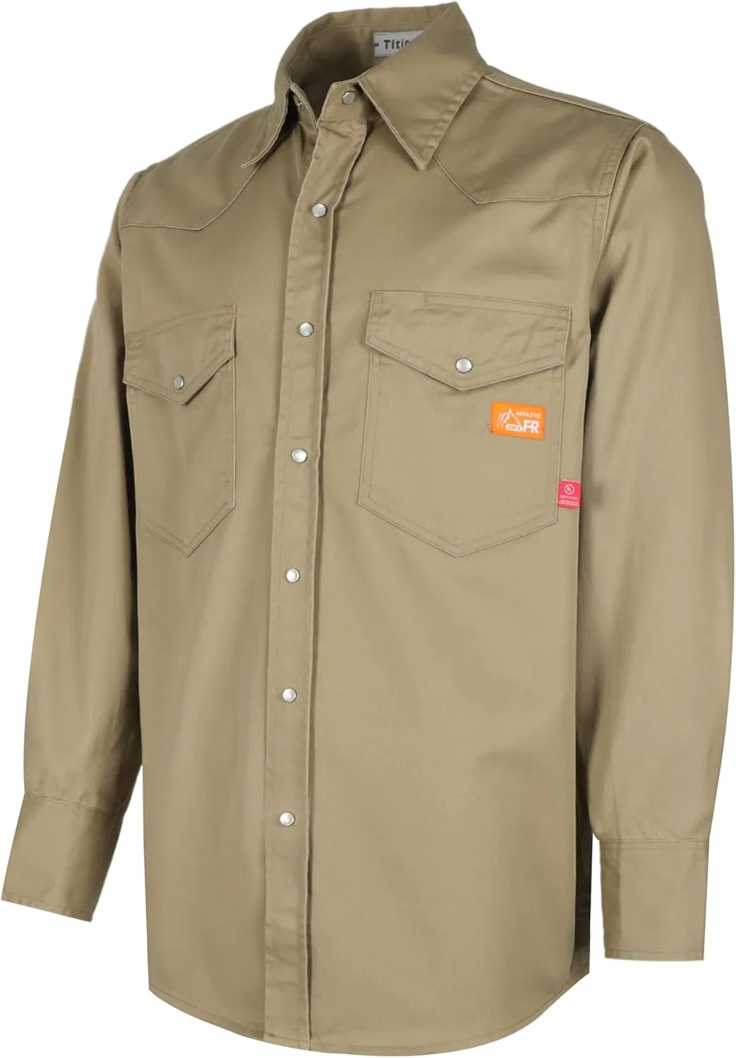 Titicaca FR Shirts Flame Resistant Men's Cotton 6.5oz Lightweight Uniform Welding Shirt