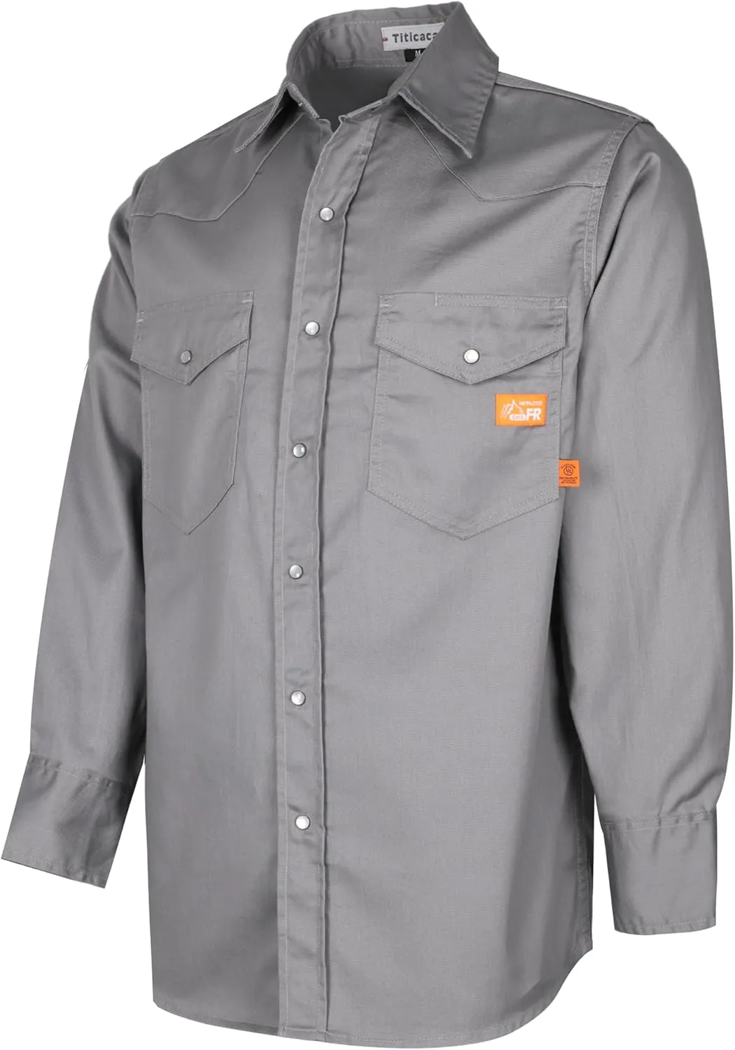 Titicaca FR Shirts Flame Resistant Men's Cotton 6.5oz Lightweight Uniform Welding Shirt