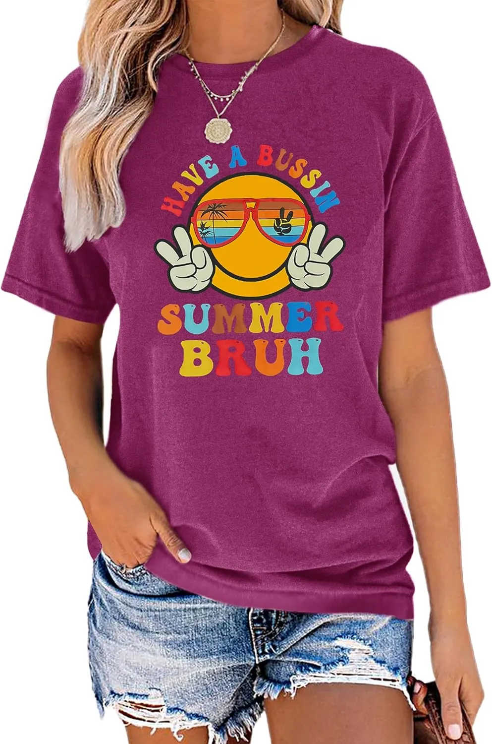 Womens Last Day of School Teacher Shirt School Day Gifts Funny Teacher Summer Break Graphic T-Shirts