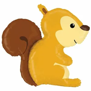 Woodland Squirrel SuperShape Foil Balloon